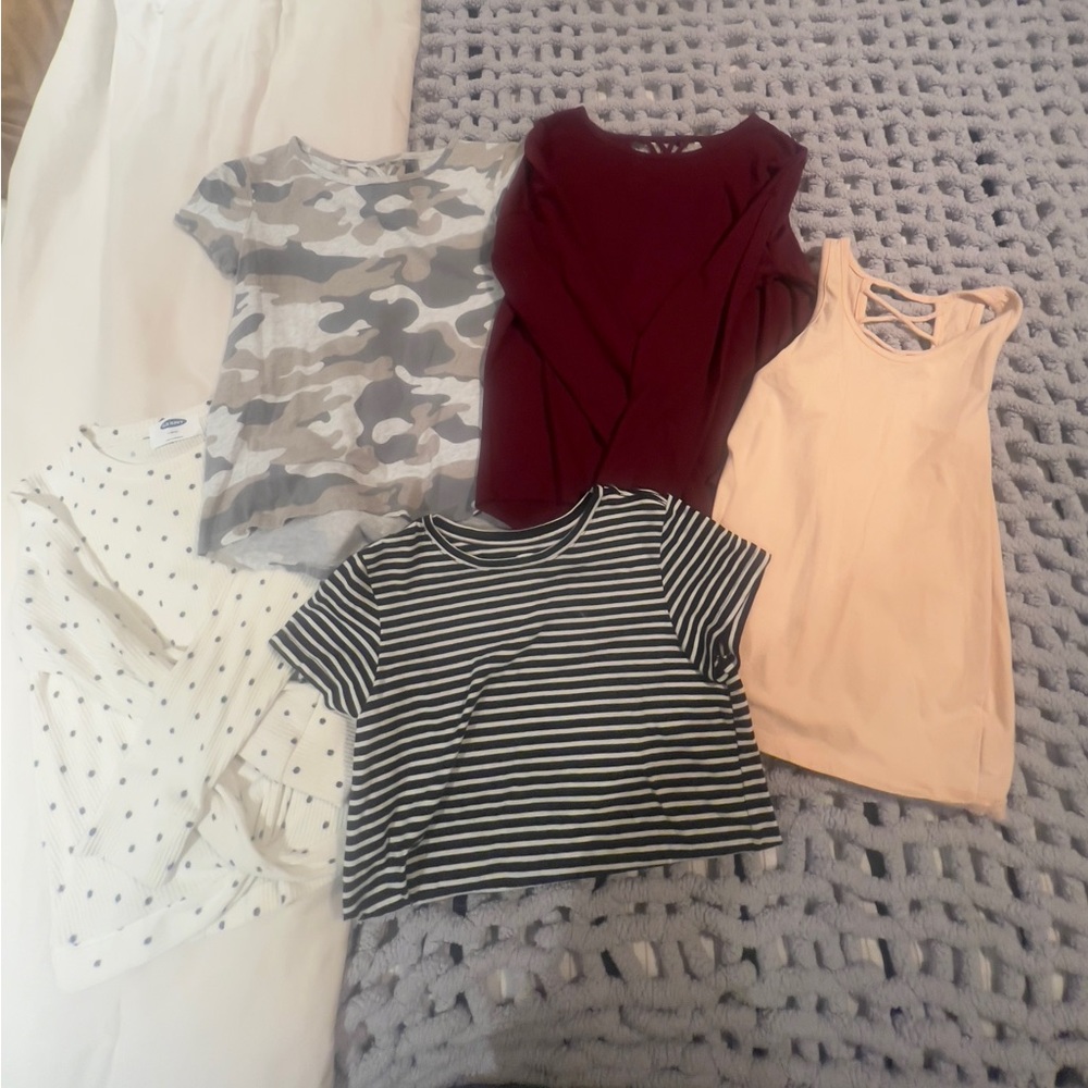 5 girls shirts (10/12) old navy